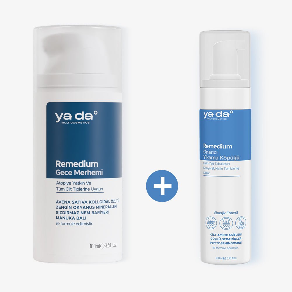 Remedium Gece Merhemi ve Onarıcı Yıkama Köpüğü Seti