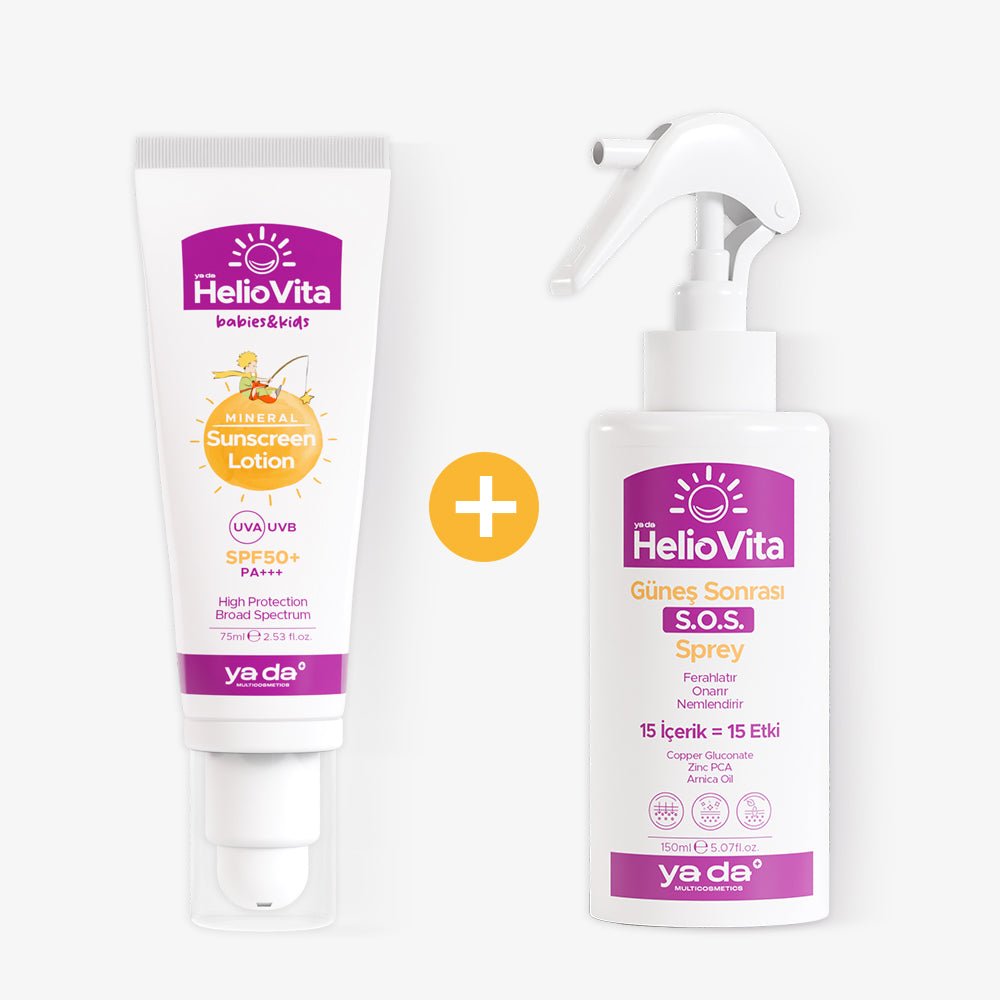 HelioVita Güneşten Koruyucu Losyon ve S.O.S. Sprey Seti