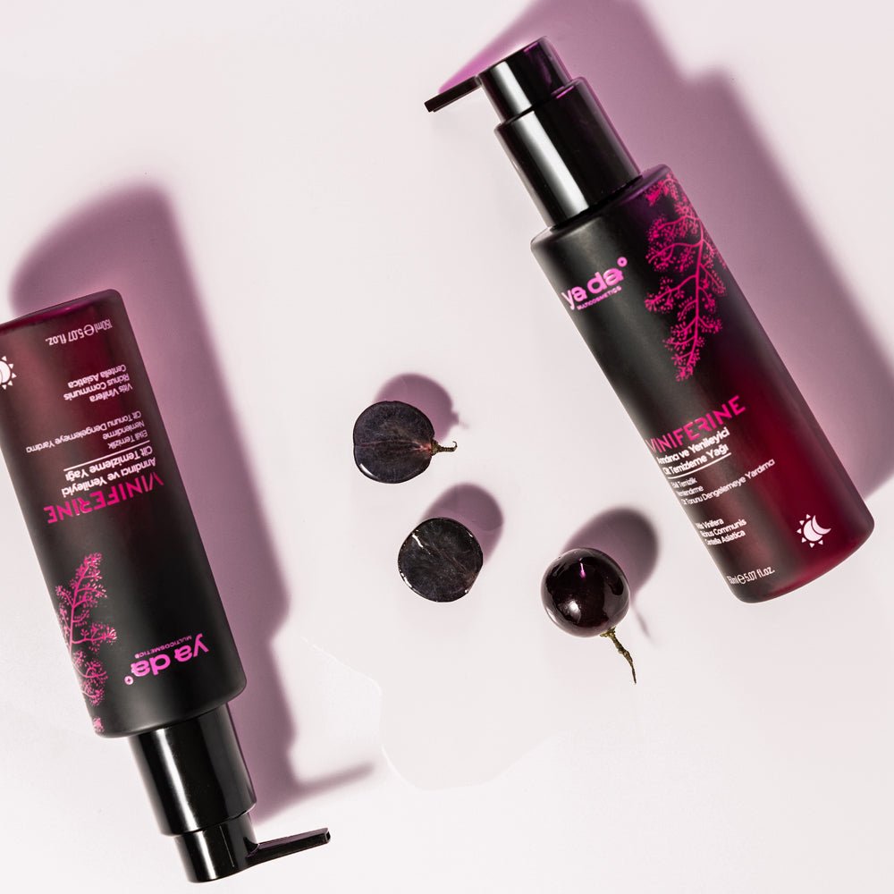 Viniferine Cilt Temizleme Yağı ve Cilt Yenileyici Tonik Seti